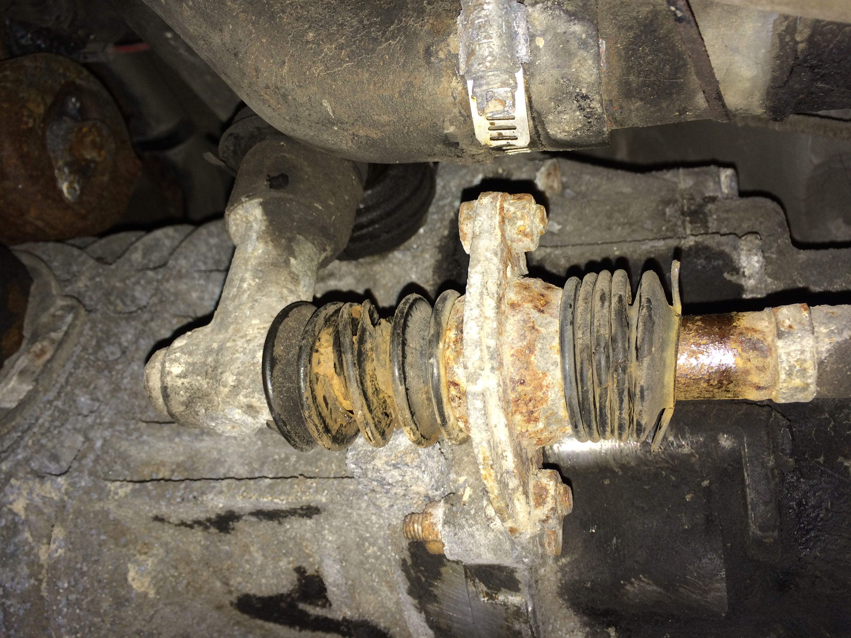 Perished Gear Linkage Bellows and rust